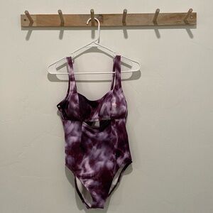 Beach Betty Purple One Piece Swimsuit